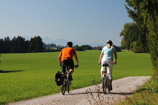 Radeln auf den Fernradweg Via Claudia Augusta